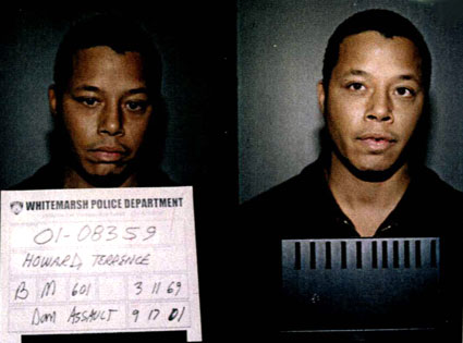 Terrence Howard, mug shot Terrence Howard, mug shot